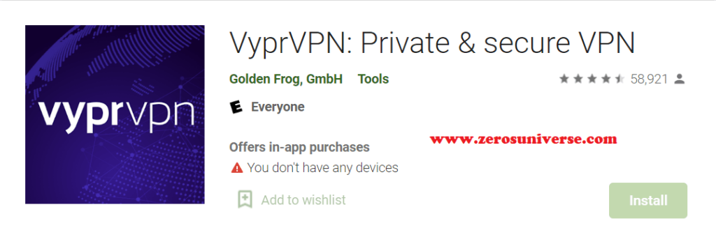 Vypr VPN-VPN  Free Fire Server Change