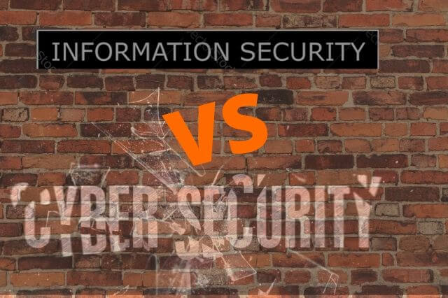 Information security vs Cybersecurity
