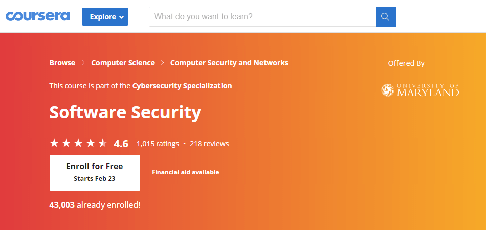 Software Security-course